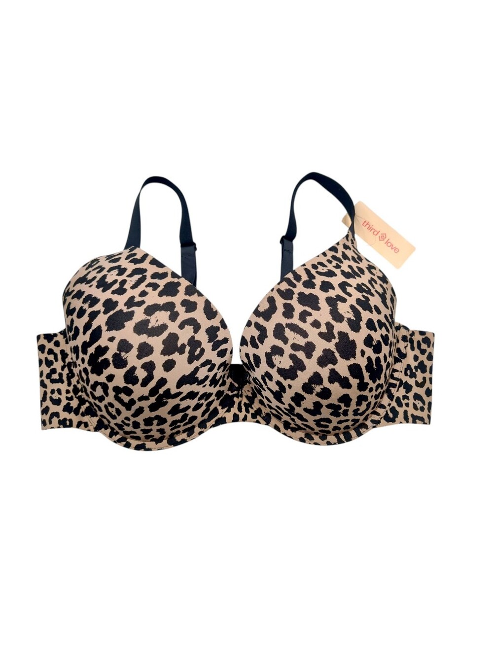 ThirdLove Leopard Print T-Shirt Bra NWT Size 38C - Picture 8 of 10